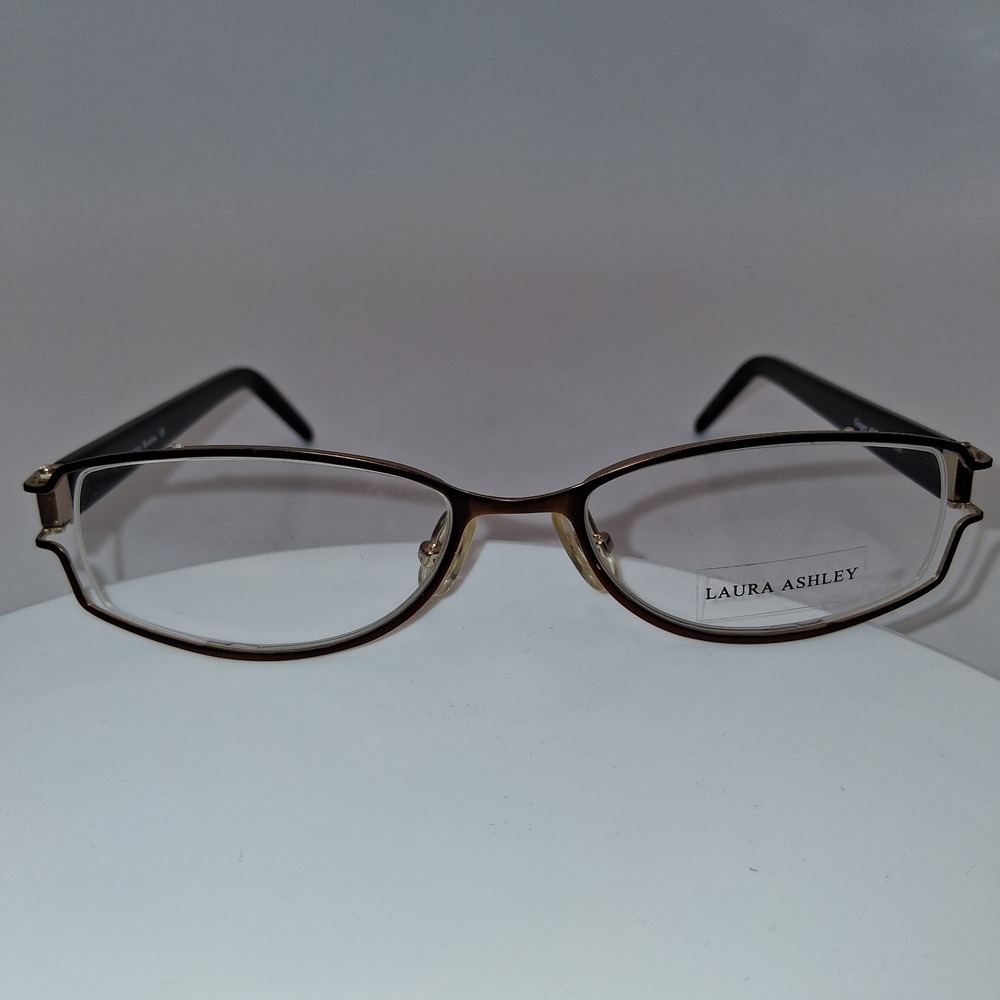 Laura Ashley Rosetta Chai Eyeglasses metal Women New 49-17-125 FRAMES ONLY
